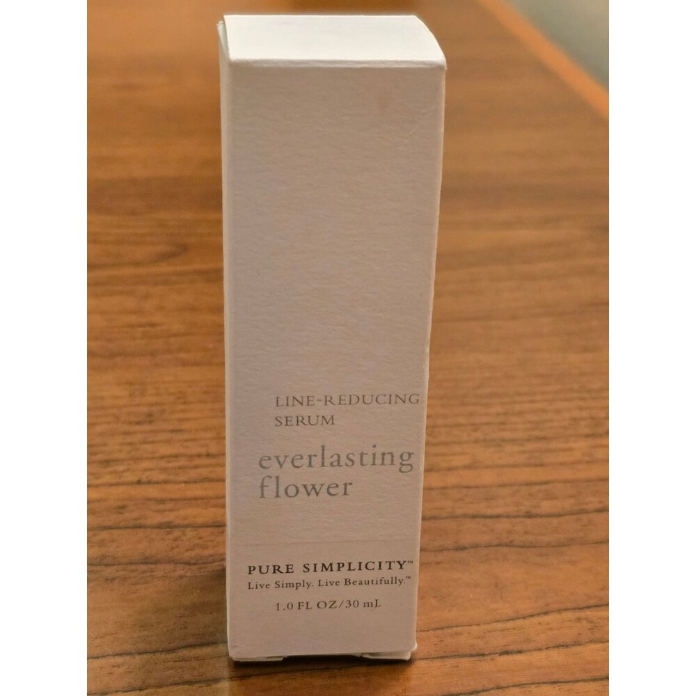 Pure Simplicity Everlasting Flower Line-Reducing Serum 1 oz Dermatologist-Tested